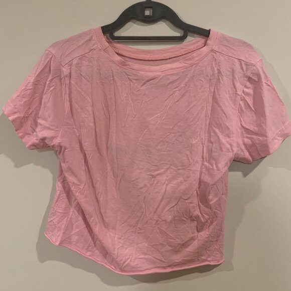 Cropped pink Australia Baby Tee - Picture 2 of 2